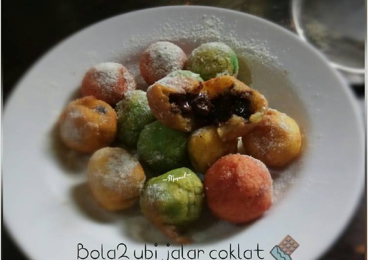 Bola2 ubi jalar coklat