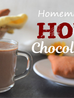 A picture of Homemade HOT chocolate.