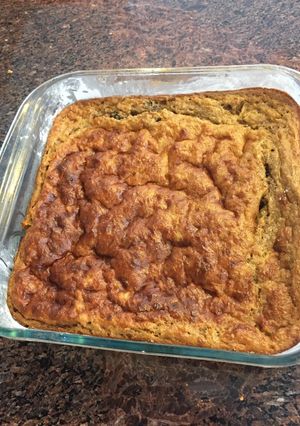 Una foto de Torta súper esponjosa de avena y manzana