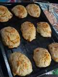 Pan de queso con harina para pizza