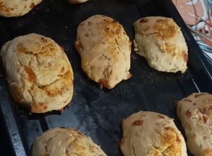 Una foto de Pan de queso con harina para pizza