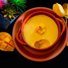 A picture of Mango yoghurt.