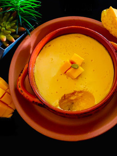 A picture of Mango yoghurt.