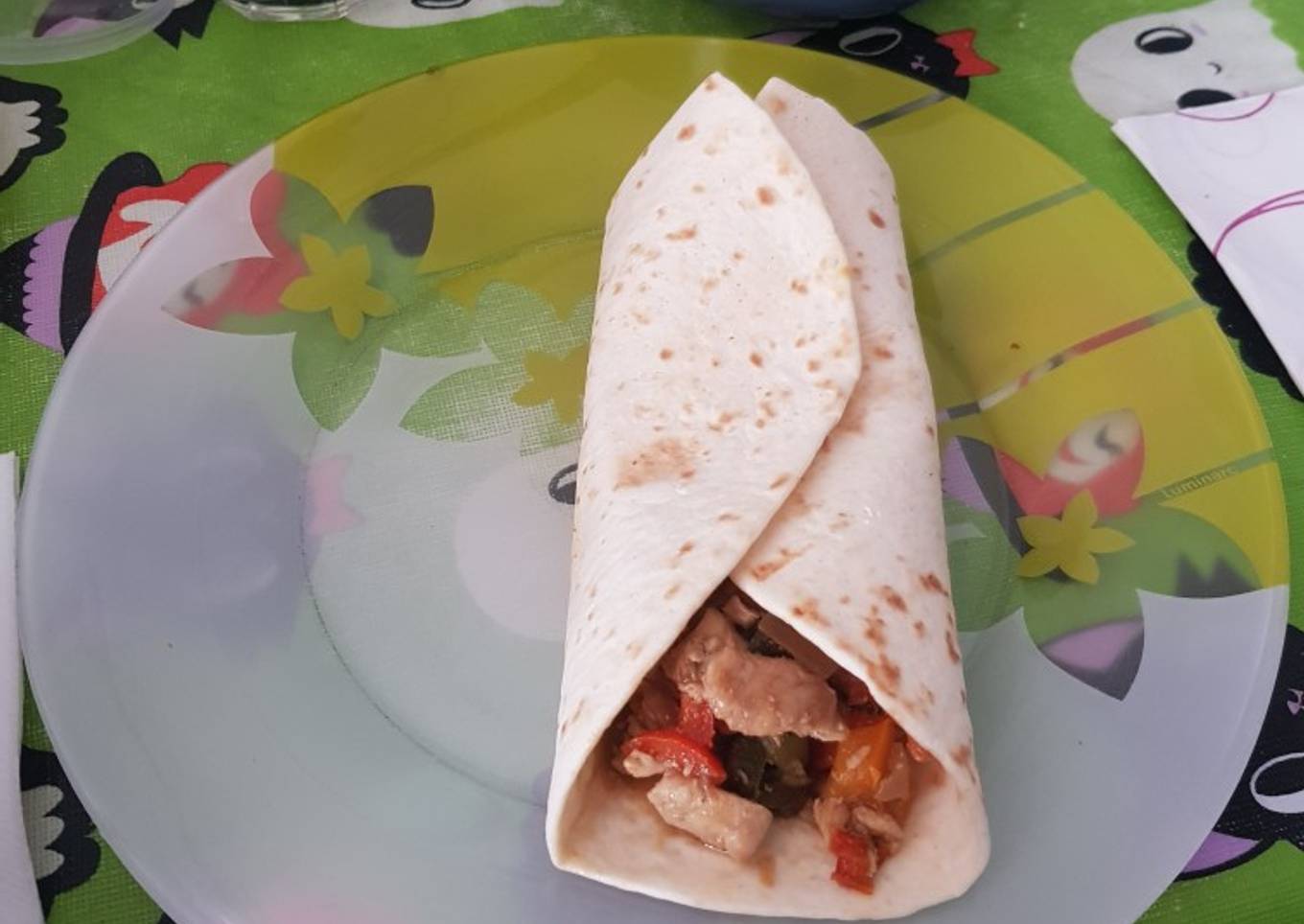 Fajitas de pollo
