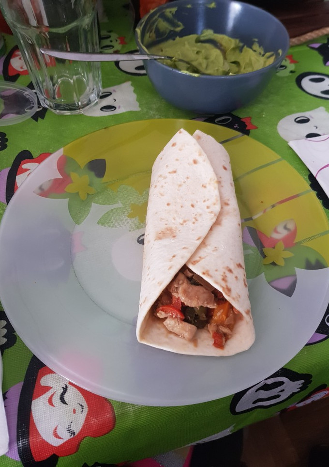 Una foto de Fajitas de pollo