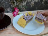 Pie purple cake
