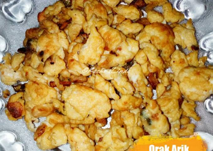 Ini dia! Resep memasak Orak Arik Telur Simpel (ala anak kos)  gurih