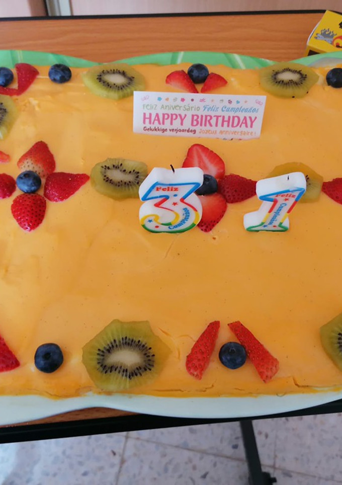Una foto de Tarta de flan