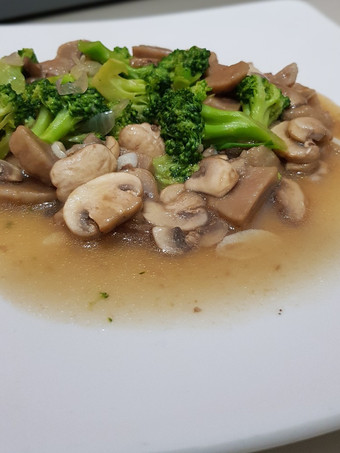 Cara Membuat Tumis jamur kancing brokoli saus tiram Irit Anti Gagal