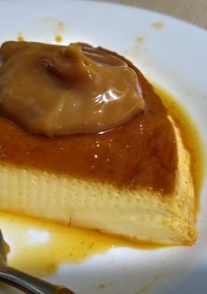 Una foto de Flan casero