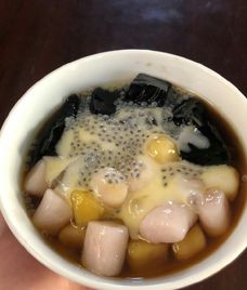 chè khoai dẻo sương sáo