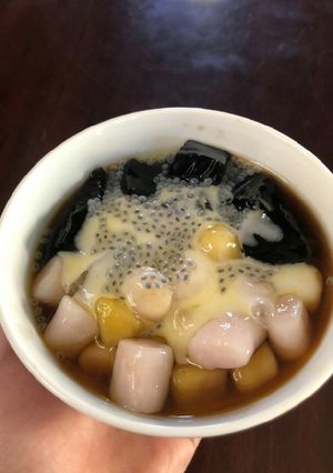 Hình của món Chè khoai lang dẻo.