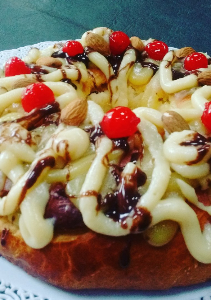 Una foto de Rosca de pascua rellena