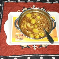 A picture of Rasedaar Arbi /calocasia curry.