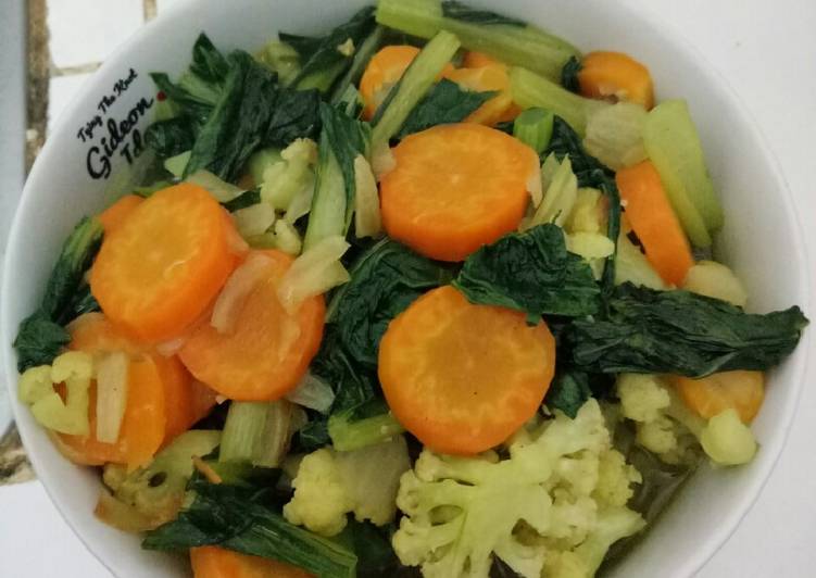 Bumbu mengolah Capcay simple yang Enak