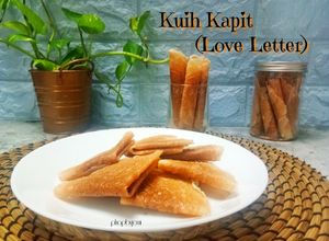Gambar Kuih Kapit (Love Letter)