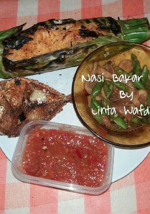 Foto resep Nasi Bakar Teri
