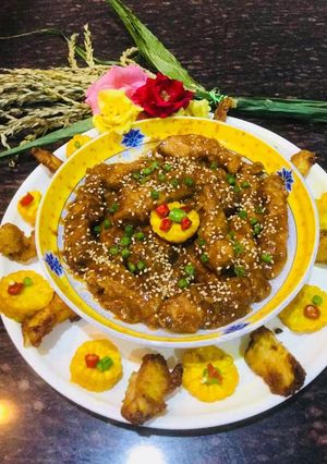 A picture of Baby Corn Manchurian.