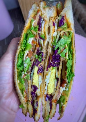Foto resep Sandwich sayur