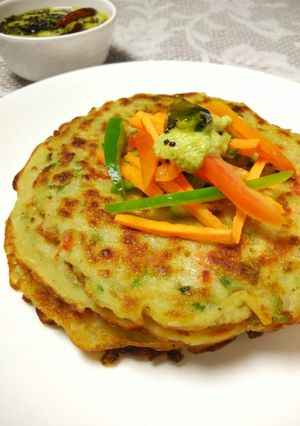 A picture of Veggie Pancake.