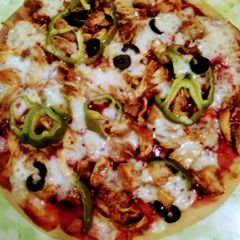 Without yeast 🍕 pizza A picture of Without yeast 🍕 pizza.