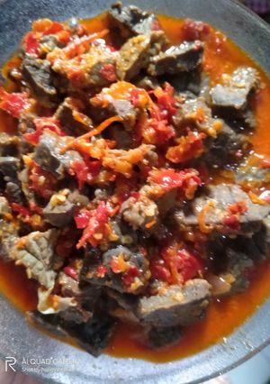 Foto resep Balado paru sapi