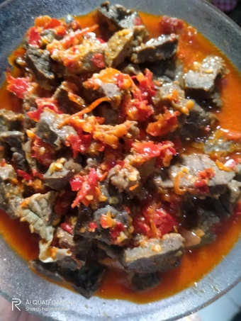 Cara Gampang Menyiapkan Resep Balado paru sapi Anti Ribet, Enak