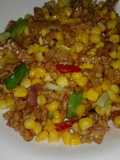 Tumis jagung manis &tempe