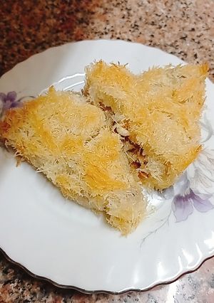 صورة لوصفة كنافه محشيه مكسرات