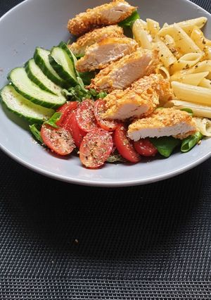 Une photo de Poulet pané croustillant