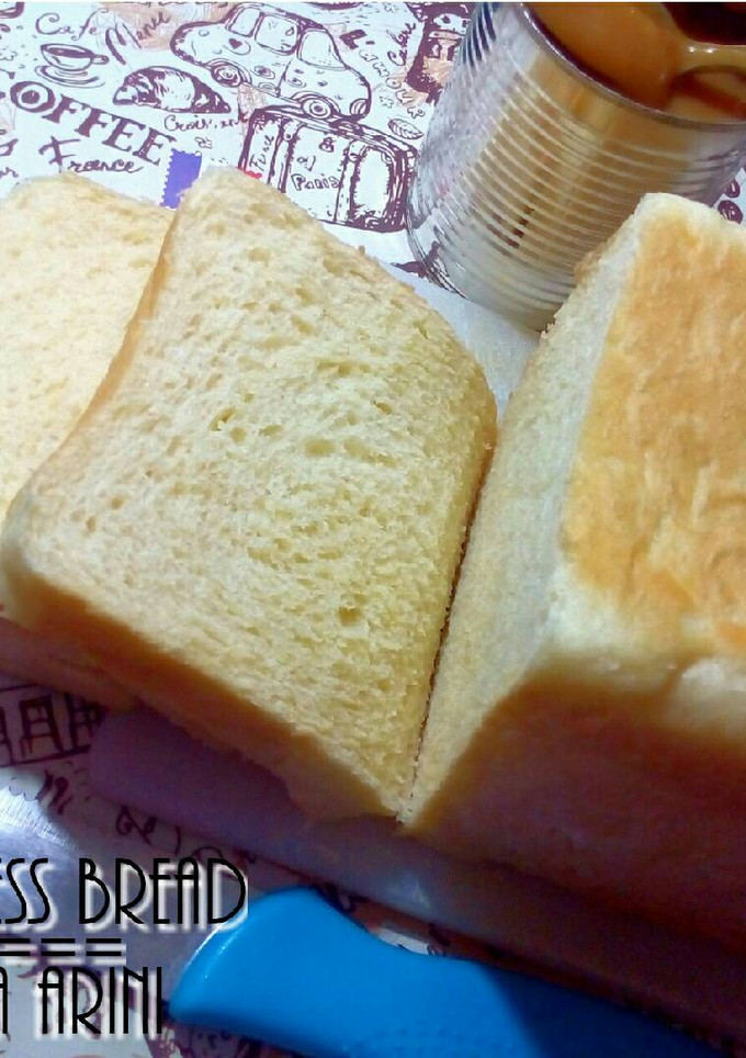 Foto resep Eggless Bread / Roti Tawar tanpa telur empuuuk banget