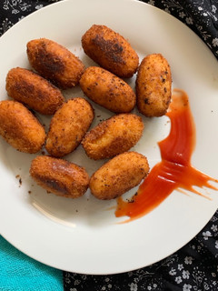 A picture of Leftover Idli Nuggets.