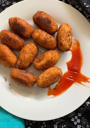 A picture of Leftover Idli Nuggets.