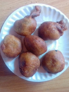 A picture of Banana puff-puff.