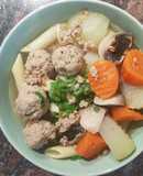 Nui Nấu Thịt Viên