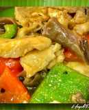 Filet Cá Lóc Xào Ớt Chuông, Nấm Mèo