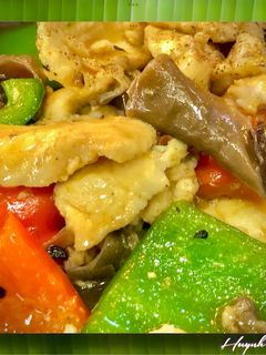 Hình của món Filet Cá Lóc Xào Ớt Chuông, Nấm Mèo.