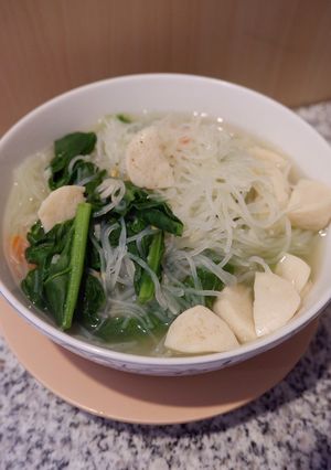 Foto resep Singaporean Fishball Bihoon Soup