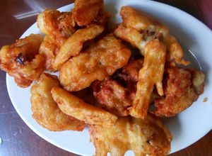 Hình của món Gà tẩm bột chiên.