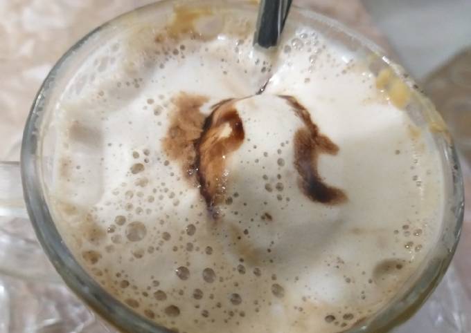 Hot coffee cream