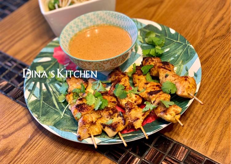 Thai Chicken Satay / Sate Ayam ala Thailand
