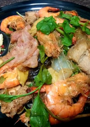 รูปของ กุ้ง อบ วุ้นเส้น
