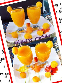 عکسی از دستور 🍹رانی زردآلو🥭