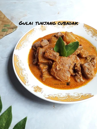 Langkah Gampang Membuat Resep Gulai tunjang cubadak yang Enak