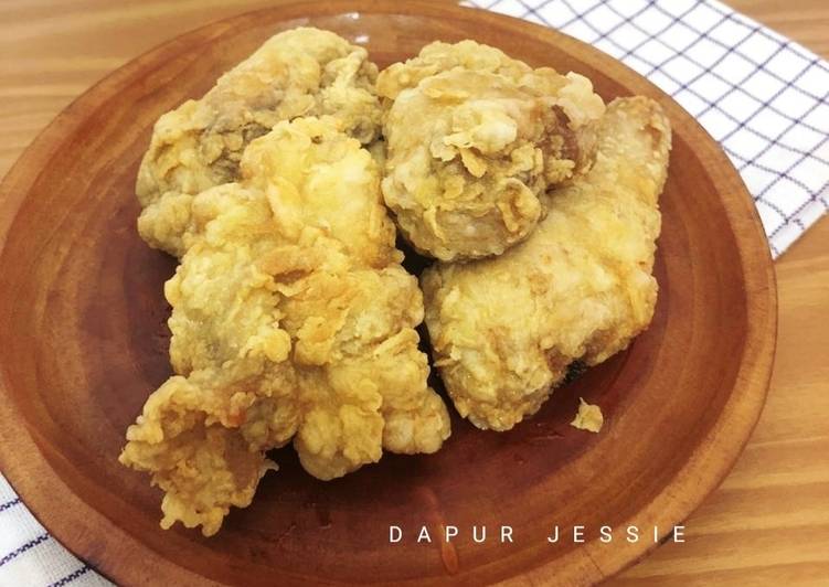 Resep Ayam Goreng Tepung (Fried Chicken) Praktis Anti Gagal