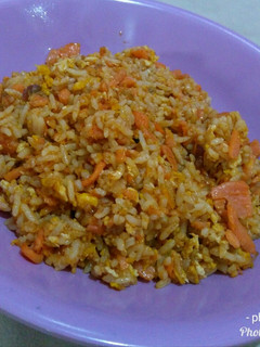 Foto resep Nasi goreng salmon