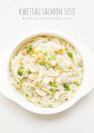 Foto resep Kwetiau Salmon Susu - MPASI