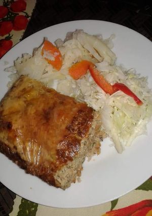 Una foto de El budín estilo blanca