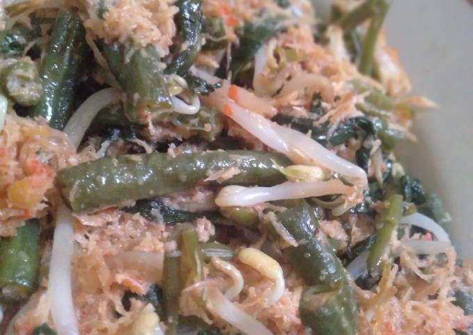 Yuk intip, Resep enak bikin Urap Sayur Pedas dijamin lezat