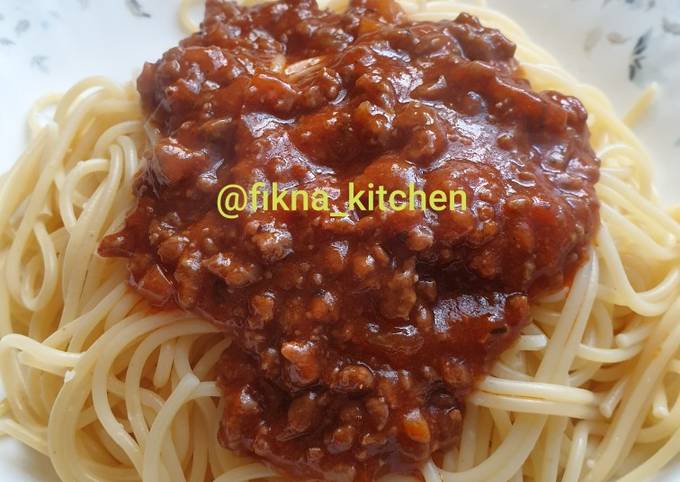 Standar Bagaimana cara membuat Saus spaghetti bolognese  istimewa
